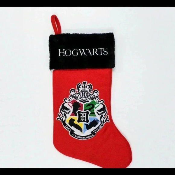 Harry Potter Hogwarts Houses Crest Holiday Stocking - Picture 1 of 3